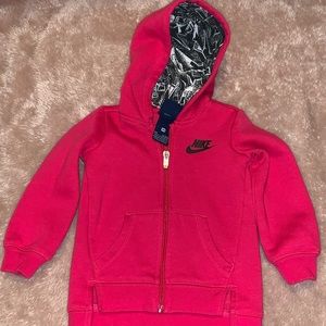Nike zip up hoodie. 18 month